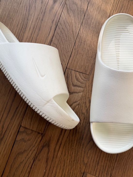 NIKE Calm Slides Shoes Sandals White Men’s 11 - Picture 2 of 8